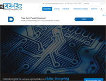 Tablet Screenshot of elektroenergetik-ex.com
